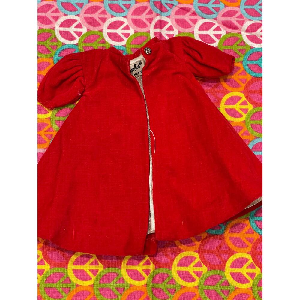 Vintage Mattel Barbie TAGGED Clothing Red Cape Jacket #8 Original
